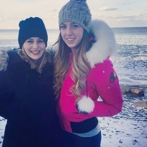 Pink Moose Knuckles Bomber Parka